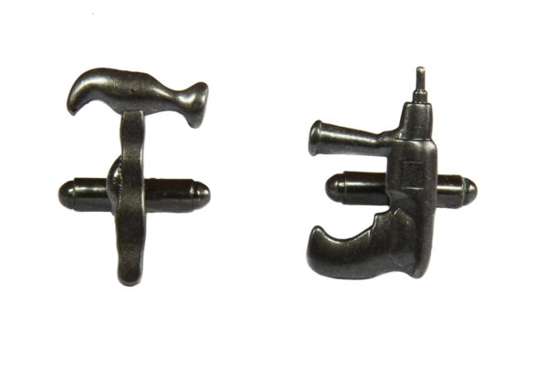 Hammer and Drill Tools Cufflinks Hammer and Drill Tools Cufflinks