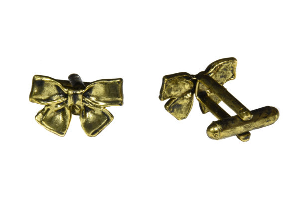 Gold Bow Cufflinks Gold Bow Cufflinks