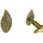 Gold Leaf Cufflinks