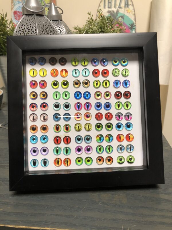 For Your Eyes Only Resin Box Frame Art