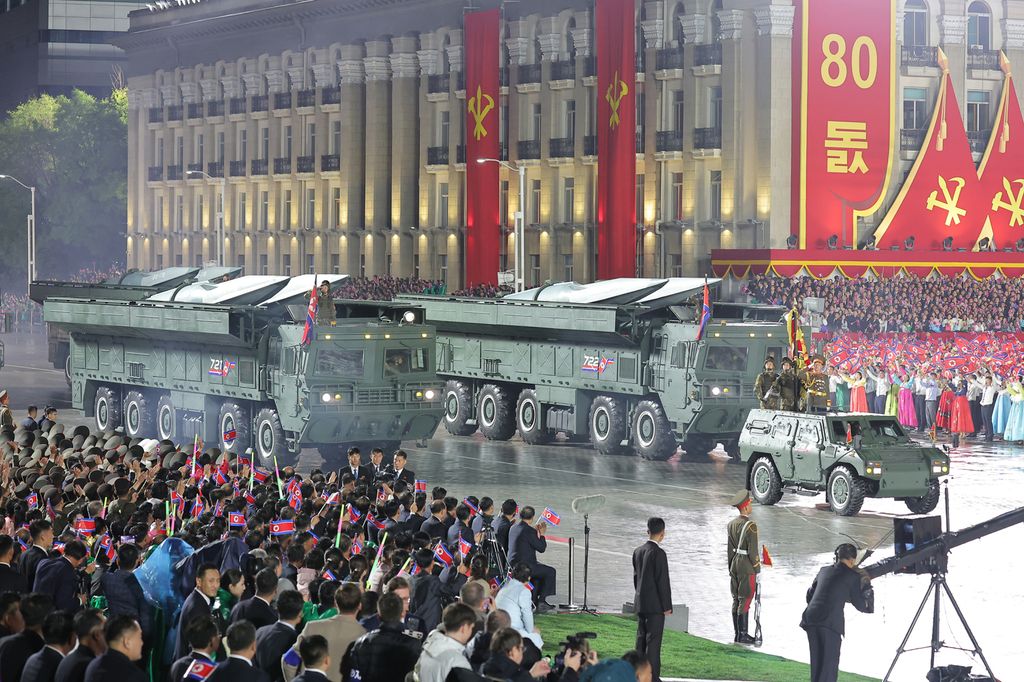 Miltary Parade Marks 80th Founding Anniversary of WPK - Image 57