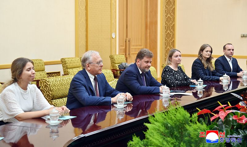 Chairman of SPYL Central Committee meets leading members of Russian youth friendship visiting group - Image 2