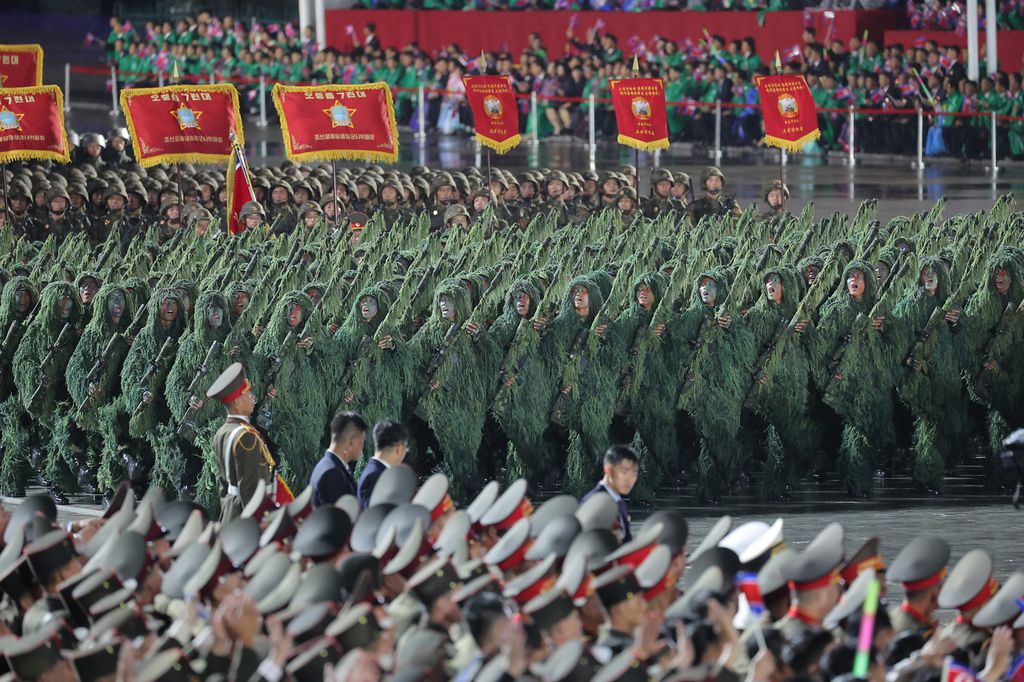 Miltary Parade Marks 80th Founding Anniversary of WPK - Image 33