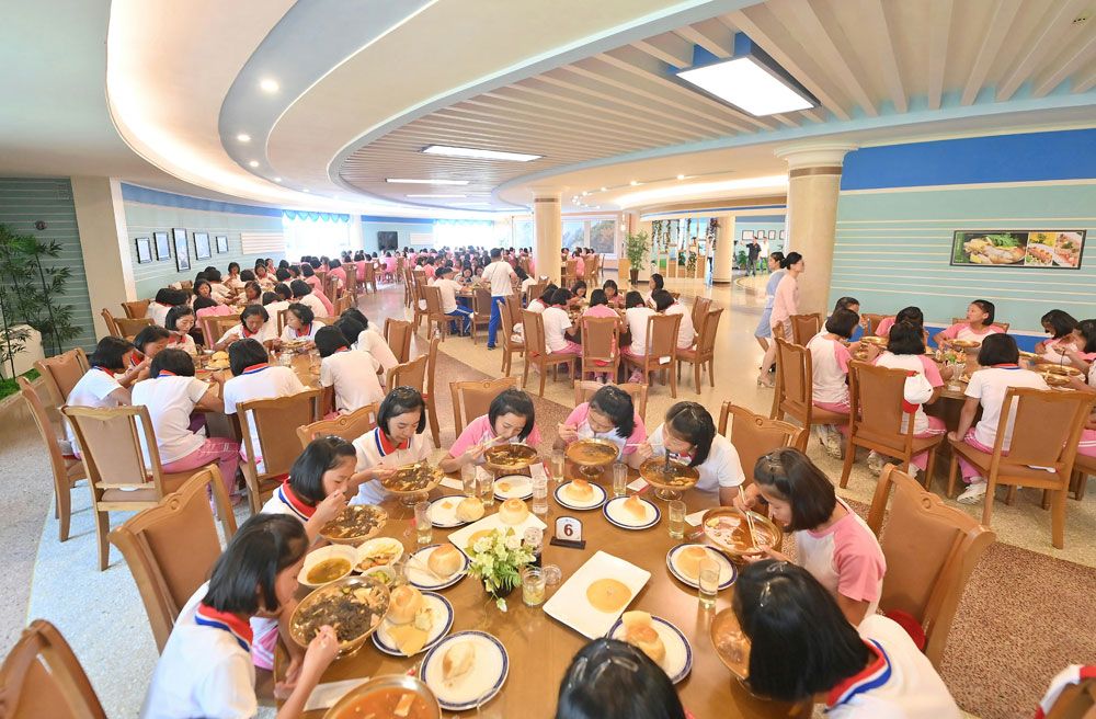 Students of Revolutionary Schools Spend Enjoyable Days in Wonsan Kalma Coastal Tourist Area - Image 24