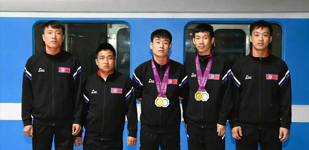 DPRK Players Return Home after Taking Part in ITTF Asian Para Championships 2025