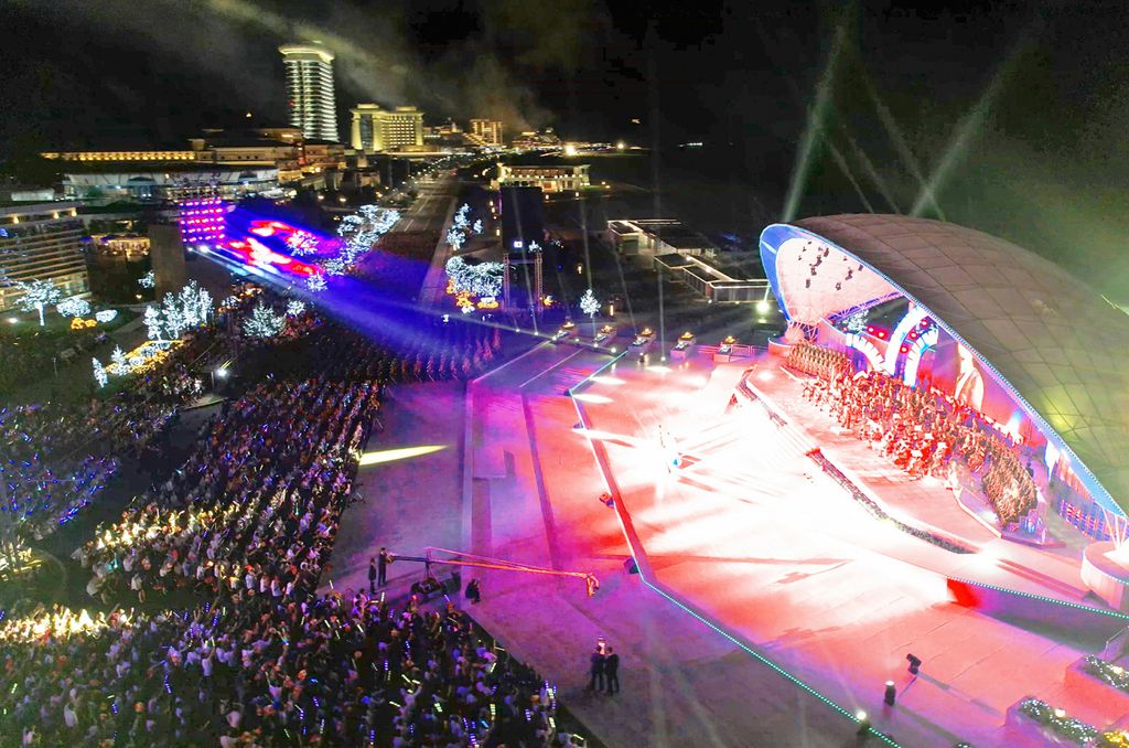 Tourist Attraction on East Coast–New Scenic Beauty of Socialist Cultural Efflorescence Inaugural Ceremony of Wonsan Kalma Coastal Tourist Area Held with Splendour - Image 39