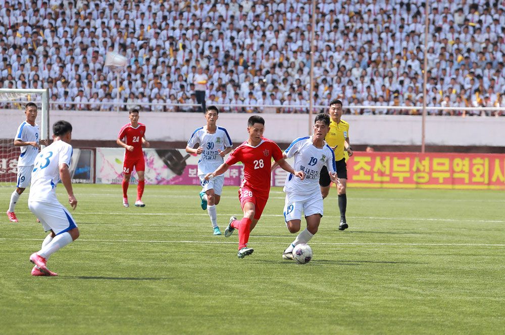 Football Match between Kigwancha and Ryomyong Teams Held in DPRK - Image 3