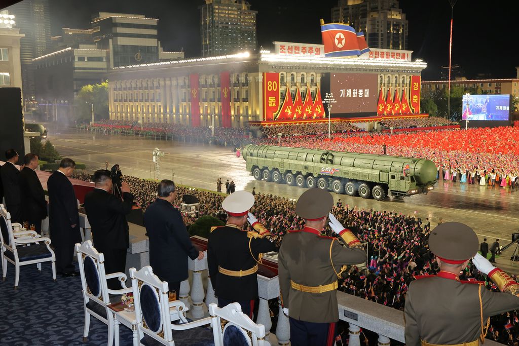 Miltary Parade Marks 80th Founding Anniversary of WPK - Image 71
