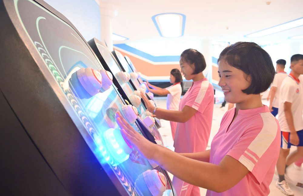 Students of Revolutionary Schools Spend Enjoyable Days in Wonsan Kalma Coastal Tourist Area - Image 20