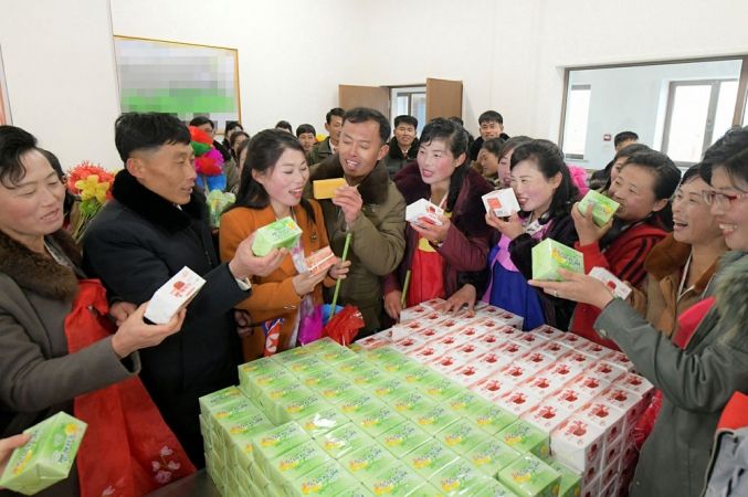 People of Jangphung County, Kaesong Municipality of DPRK Celebrate Inauguration of Regional-Industry Factories - Image 26