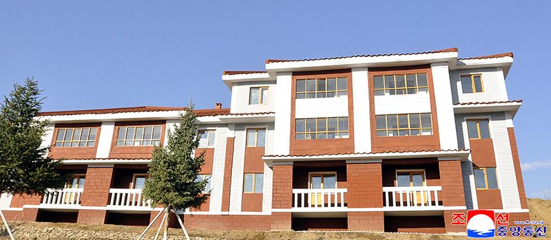 New houses built in Kim Jong Suk County of Ryanggang Province - Image 2