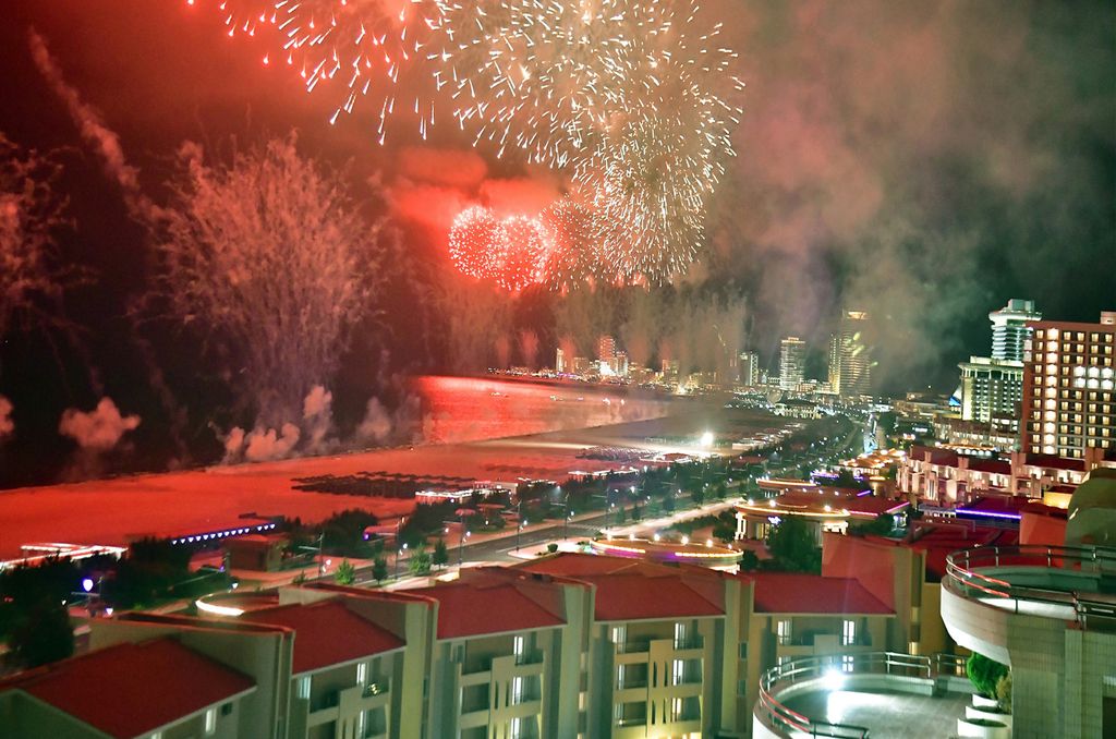 Tourist Attraction on East Coast–New Scenic Beauty of Socialist Cultural Efflorescence Inaugural Ceremony of Wonsan Kalma Coastal Tourist Area Held with Splendour - Image 40