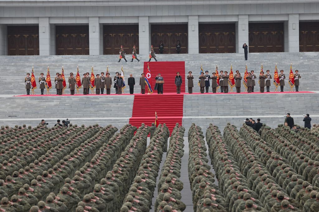 Ceremony of Welcoming Return of KPA Unit of Engineers Held with Splendor