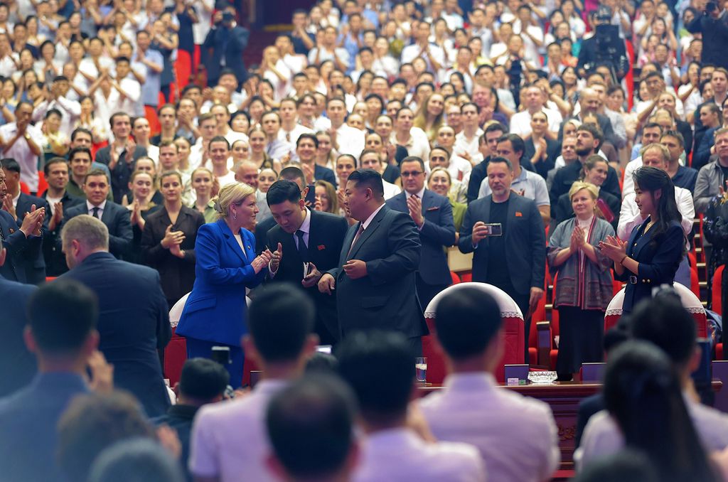 Respected Comrade Kim Jong Un Meets Russian Minister of Culture and Enjoys Art Performances - Image 16