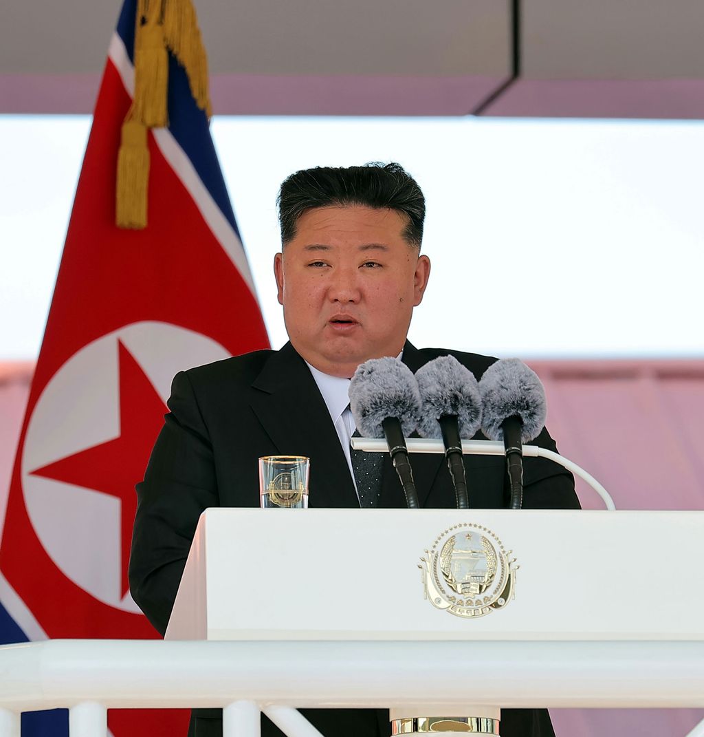 Respected Comrade Kim Jong Un Makes Speech at Ceremony of Launching Destroyer of Navy of Korean People’s Army