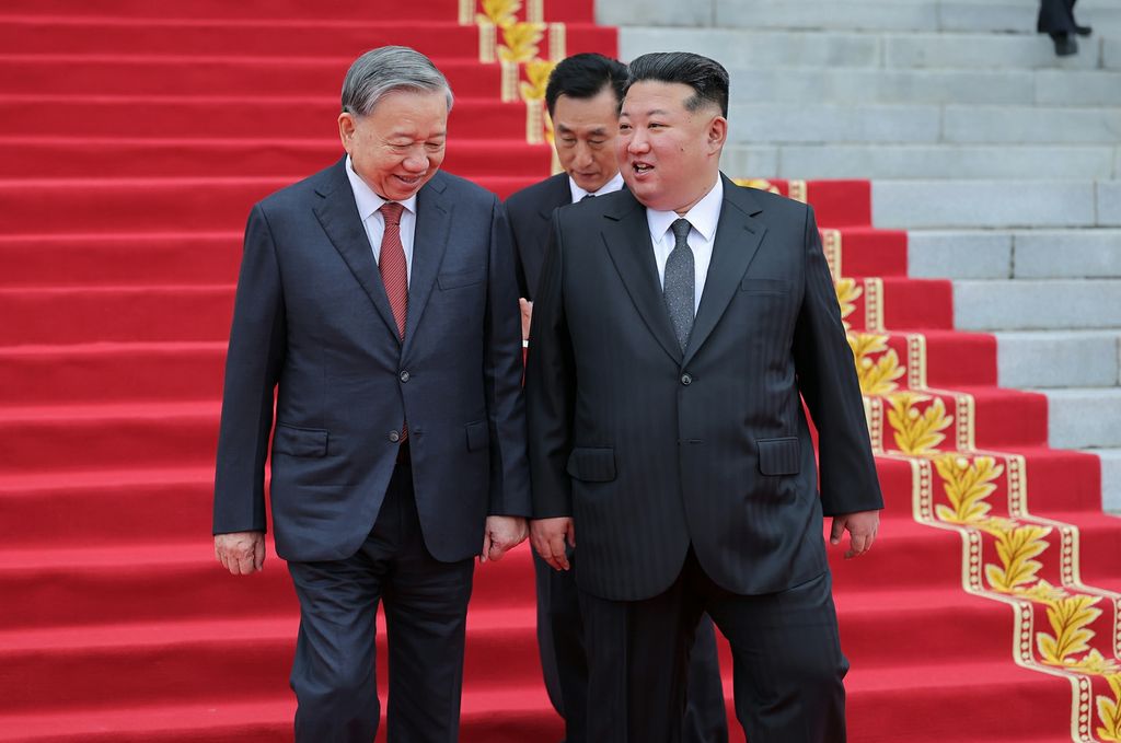 Ceremony Held to Welcome General Secretary of Central Committee of Communist Party of Vietnam - Image 10