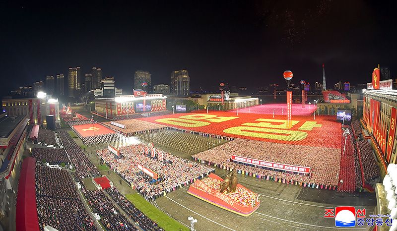 Public and torchlight processions climax celebrations of 80th founding anniversary of WPK - Image 20