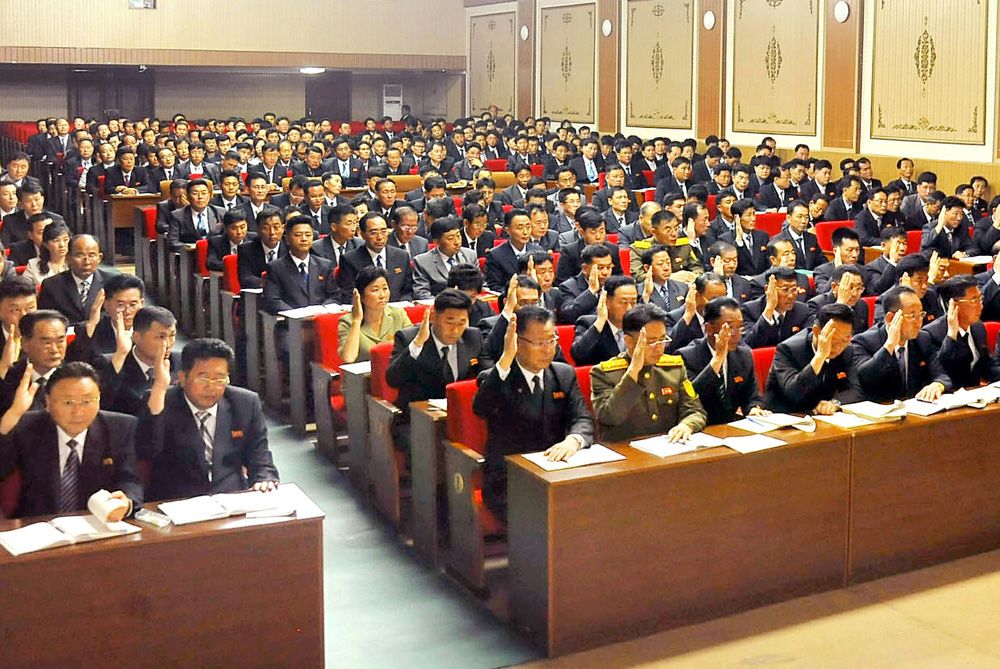 Enlarged Plenary Meetings of Pyongyang Municipal and Provincial Committees of WPK Held - Image 12