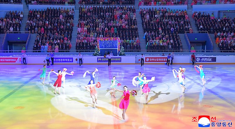 Pyongyang International Figure Skating Festival held