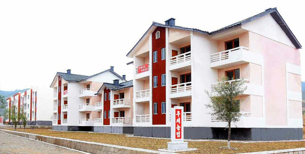 New Houses Built in North Phyongan Province, DPRK