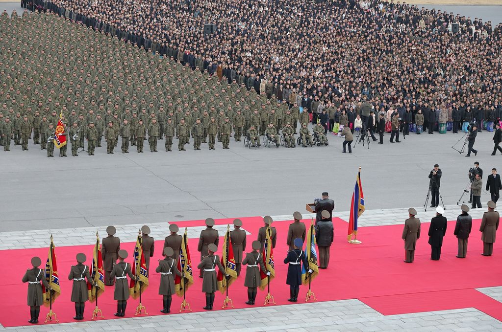 Ceremony of Welcoming Return of KPA Unit of Engineers Held with Splendor - Image 11