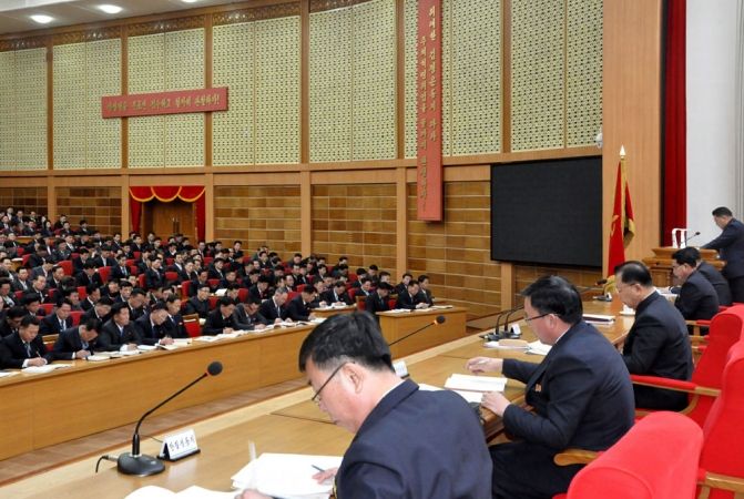 Enlarged Plenary Meetings of Pyongyang Municipal and Provincial Committees of WPK Held - Image 10