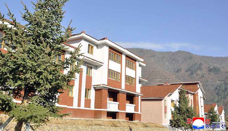 New houses built in Kim Jong Suk County of Ryanggang Province - Image 4