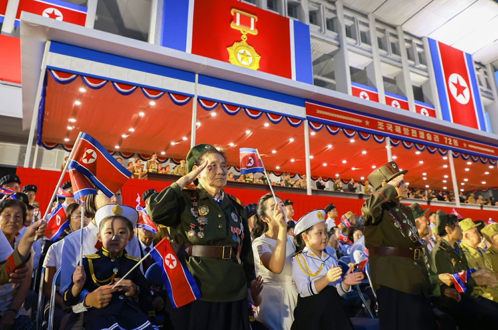 Ceremony of Commemorative March of Columns Symbolic of Units in Fatherland Liberation War Held - Image 5