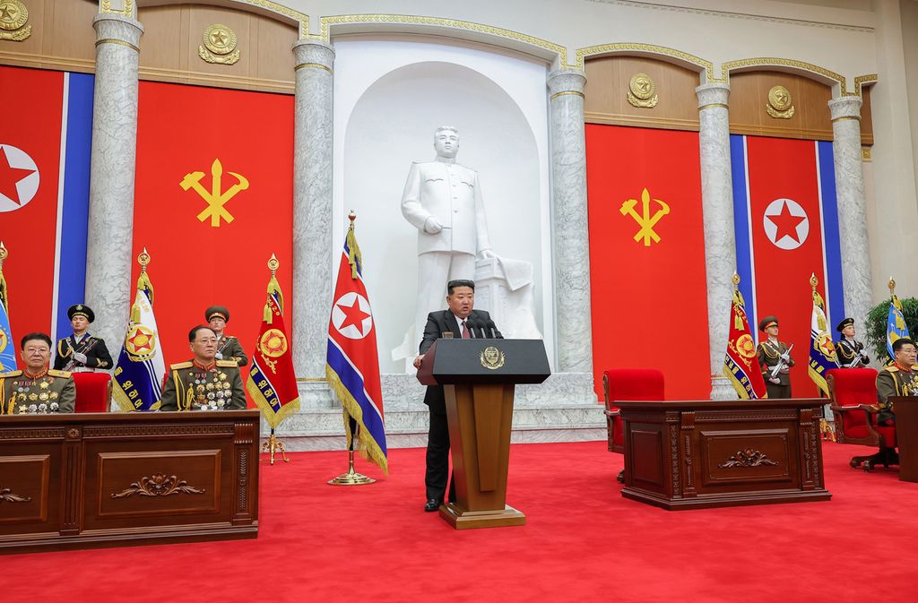 Respected Comrade Kim Jong Un Pays Congratulatory Visit to Ministry of National Defence on Day of KPA Founding - Image 17
