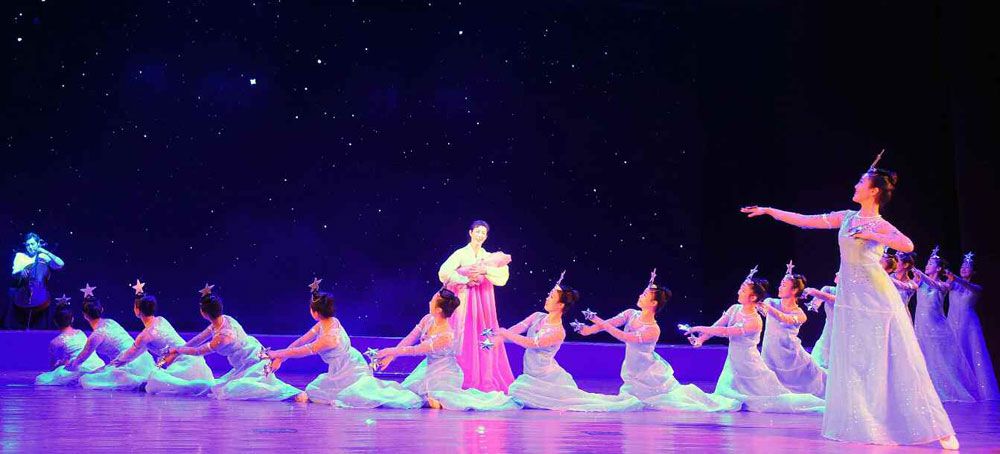 Music and Dance True Story-Telling Performance Held in North Phyongan Province - Image 2