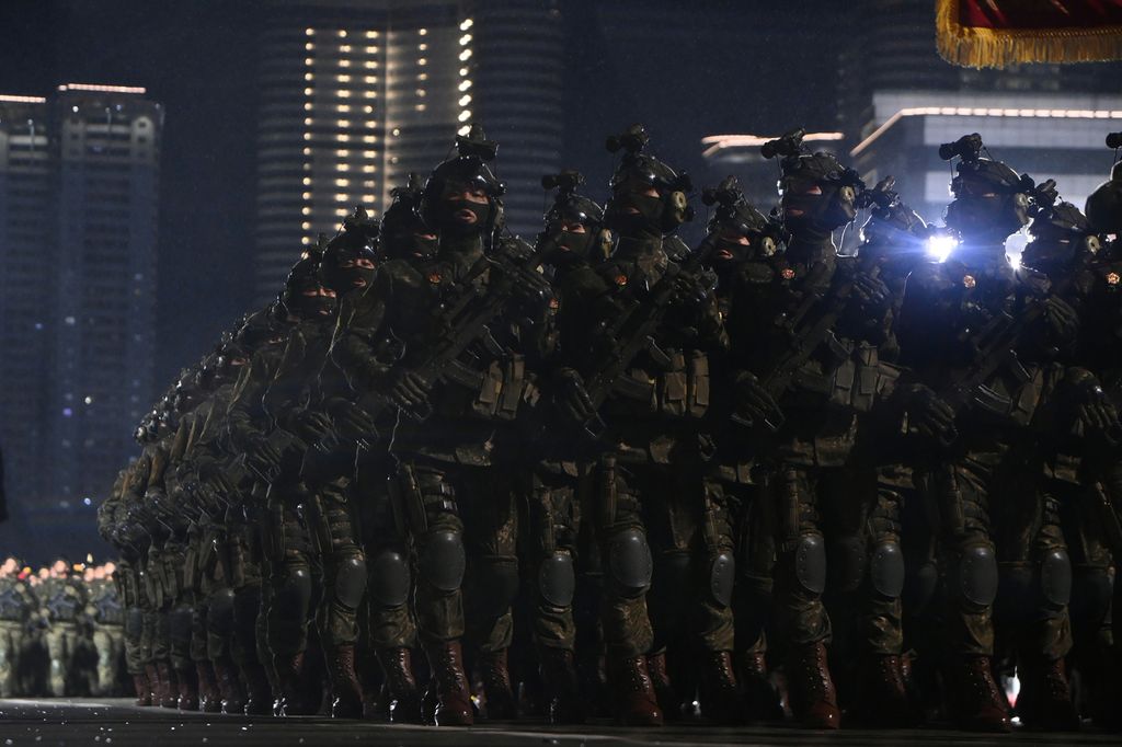 Miltary Parade Marks 80th Founding Anniversary of WPK - Image 35