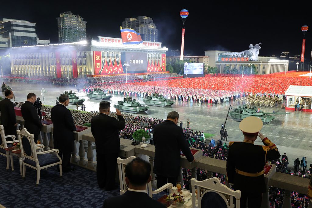 Miltary Parade Marks 80th Founding Anniversary of WPK - Image 40