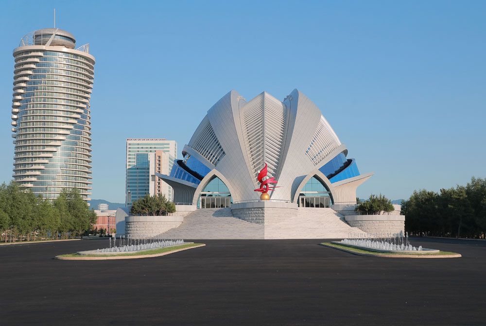 KCNA Report on Completion of Coastal Tourist Resort in Myongsasimni of Kalma Peninsula - Image 11