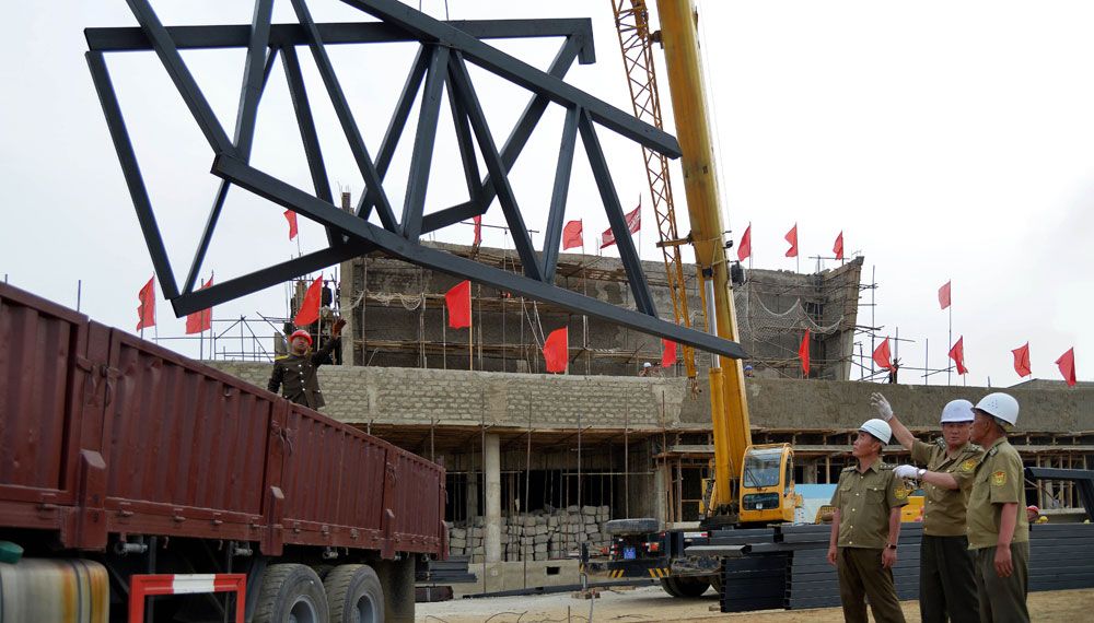 KCNA Report on Completion of Coastal Tourist Resort in Myongsasimni of Kalma Peninsula - Image 4