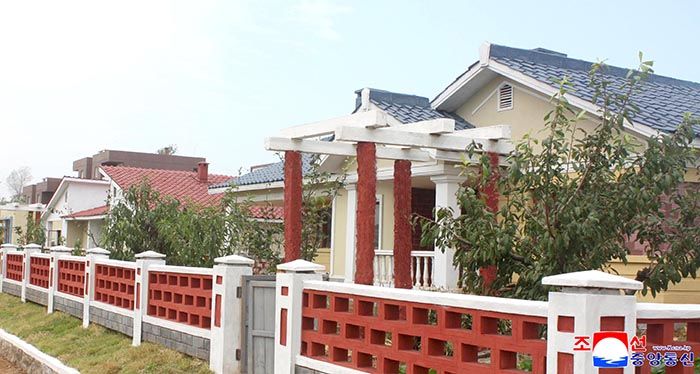 New houses built in Phyongwon County - Image 5