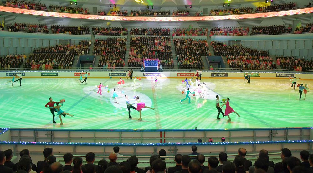 Pyongyang International Figure Skating Festival Held