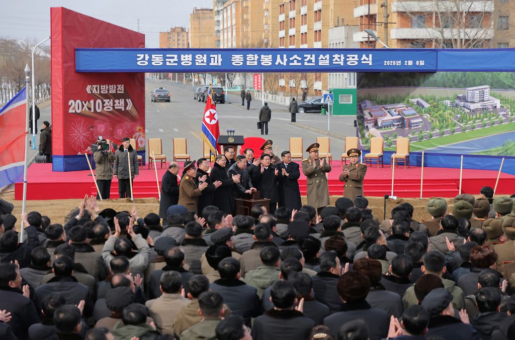 Grand Construction Struggle in 2025 Launched to Implement Regional Development Policy in New EraGroundbreaking Ceremony of Hospital and Leisure Complex in Kangdong County for Regional Development 20×10 Policy Held with Splendour - Image 8