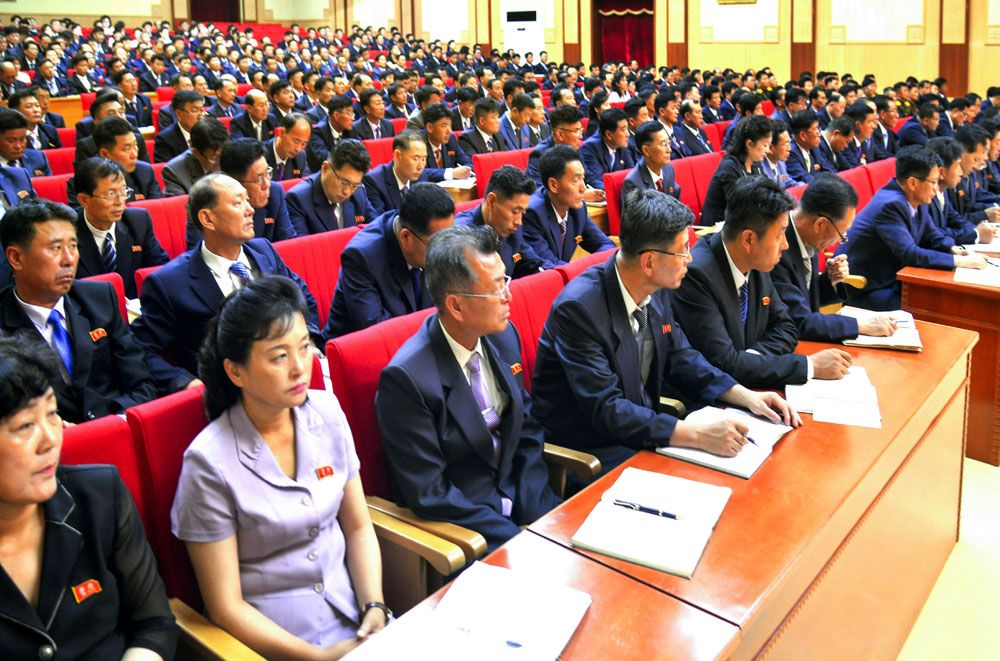 Enlarged Plenary Meetings of Pyongyang Municipal and Provincial Committees of WPK Held - Image 11
