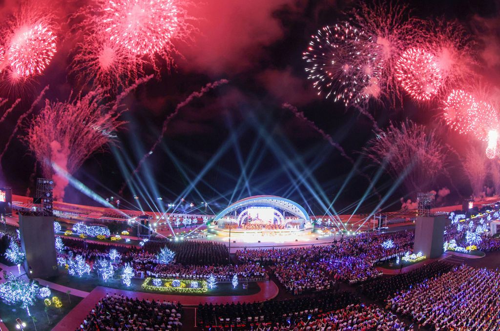 Tourist Attraction on East Coast–New Scenic Beauty of Socialist Cultural Efflorescence Inaugural Ceremony of Wonsan Kalma Coastal Tourist Area Held with Splendour - Image 35