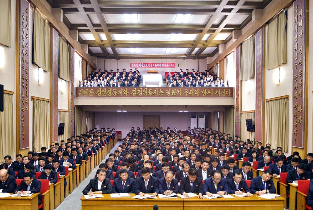 Enlarged Plenary Meetings of Pyongyang Municipal and Provincial Committees of WPK Held - Image 8