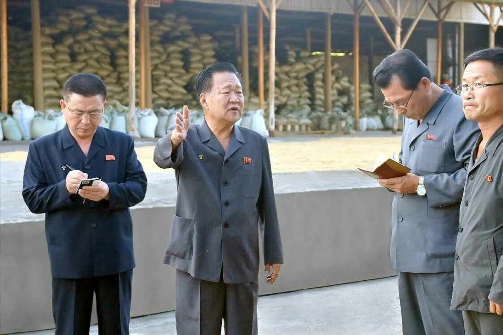 Choe Ryong Hae Inspects Different Sectors of South Phyongan Province