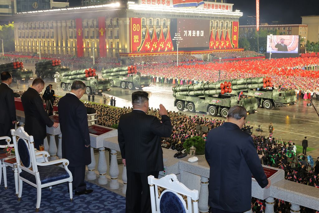 Miltary Parade Marks 80th Founding Anniversary of WPK - Image 47