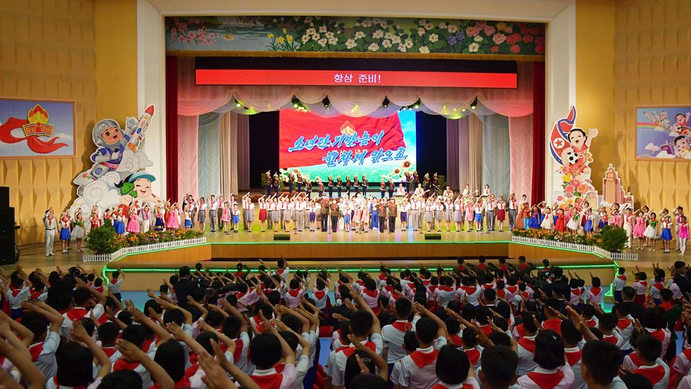 Stage of Pride of Schoolchildren Held - Image 3