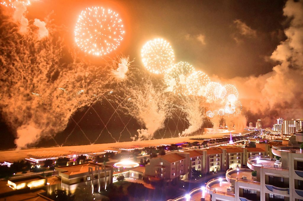 Tourist Attraction on East Coast–New Scenic Beauty of Socialist Cultural Efflorescence Inaugural Ceremony of Wonsan Kalma Coastal Tourist Area Held with Splendour - Image 32