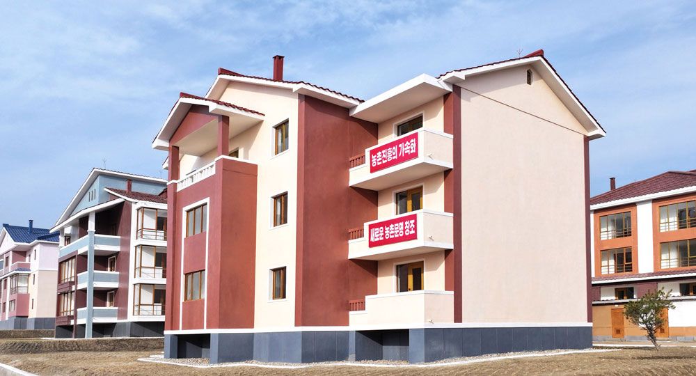 Farmers of Nongpho Vegetable Farm in Chongjin City Move into New Houses - Image 5