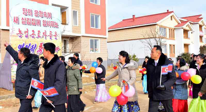 New Houses Built at Farms in South Phyongan Province of DPRK - Image 13
