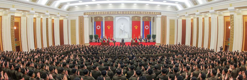 Respected Comrade Kim Jong Un Pays Congratulatory Visit to Ministry of National Defence on Day of KPA Founding - Image 8