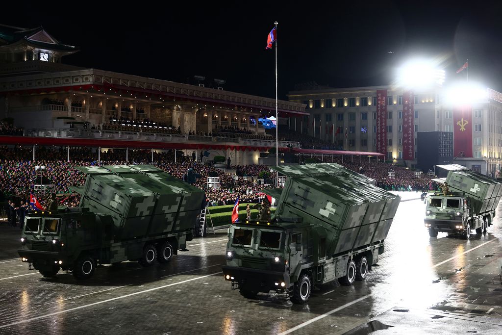 Miltary Parade Marks 80th Founding Anniversary of WPK - Image 52
