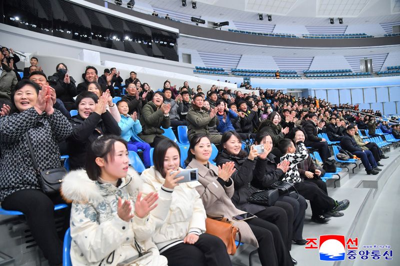 Friendly match held between ice hockey teams of DPRK and Russia - Image 5