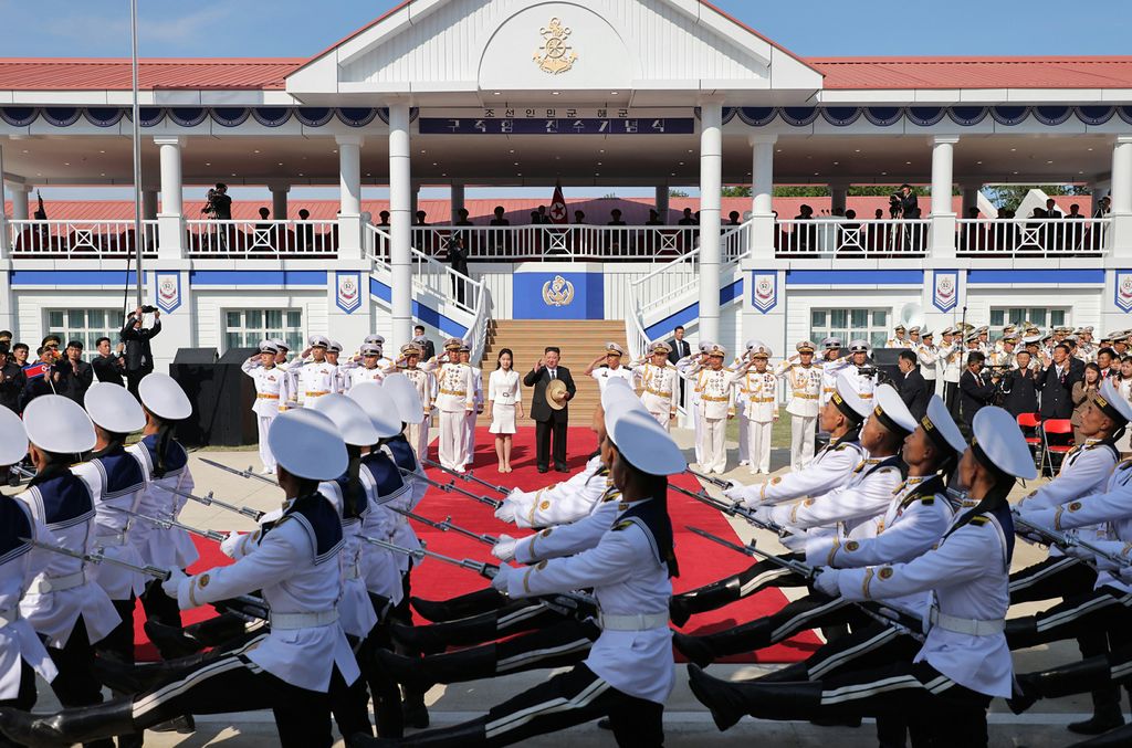 Vigorous Advance and Development of Revolution in Warship-building Industry and Modernization of Naval Forces in New Era Ceremony of Launching Destroyer of KPA Navy Takes Place with Splendour - Image 8